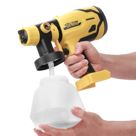 เครื่องพ่นสีไร้สาย (พร้อมแบตเตอรี่) DELTON รุ่น CPS-1200 900 วัตต์ 1,200CC_6